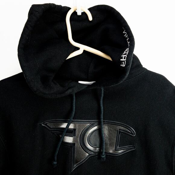 FaZe Clan Hoodie Champion Reverse Weave Men’s Medium Black Relaxed Fit Esports - Picture 2 of 9